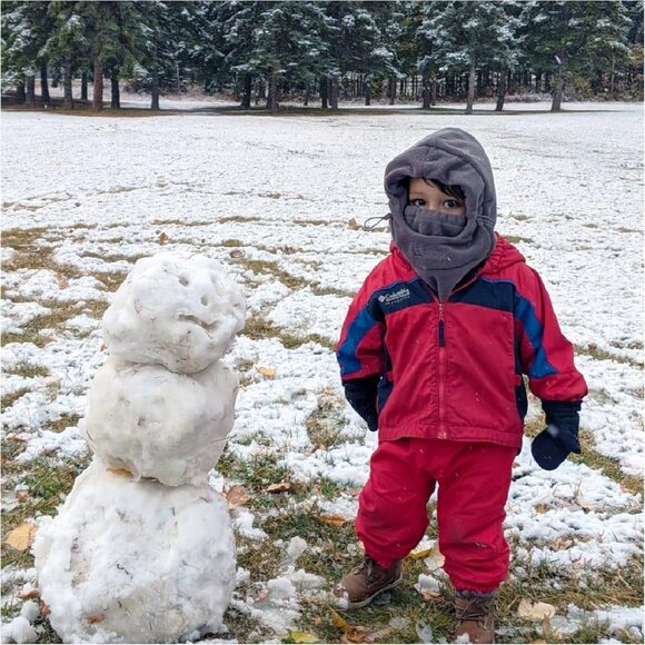 🆕 Kids Fleece Balaclava Purple Ski Face Mask Windproof Winter Hat Neck Warmer - Picture 7 of 7